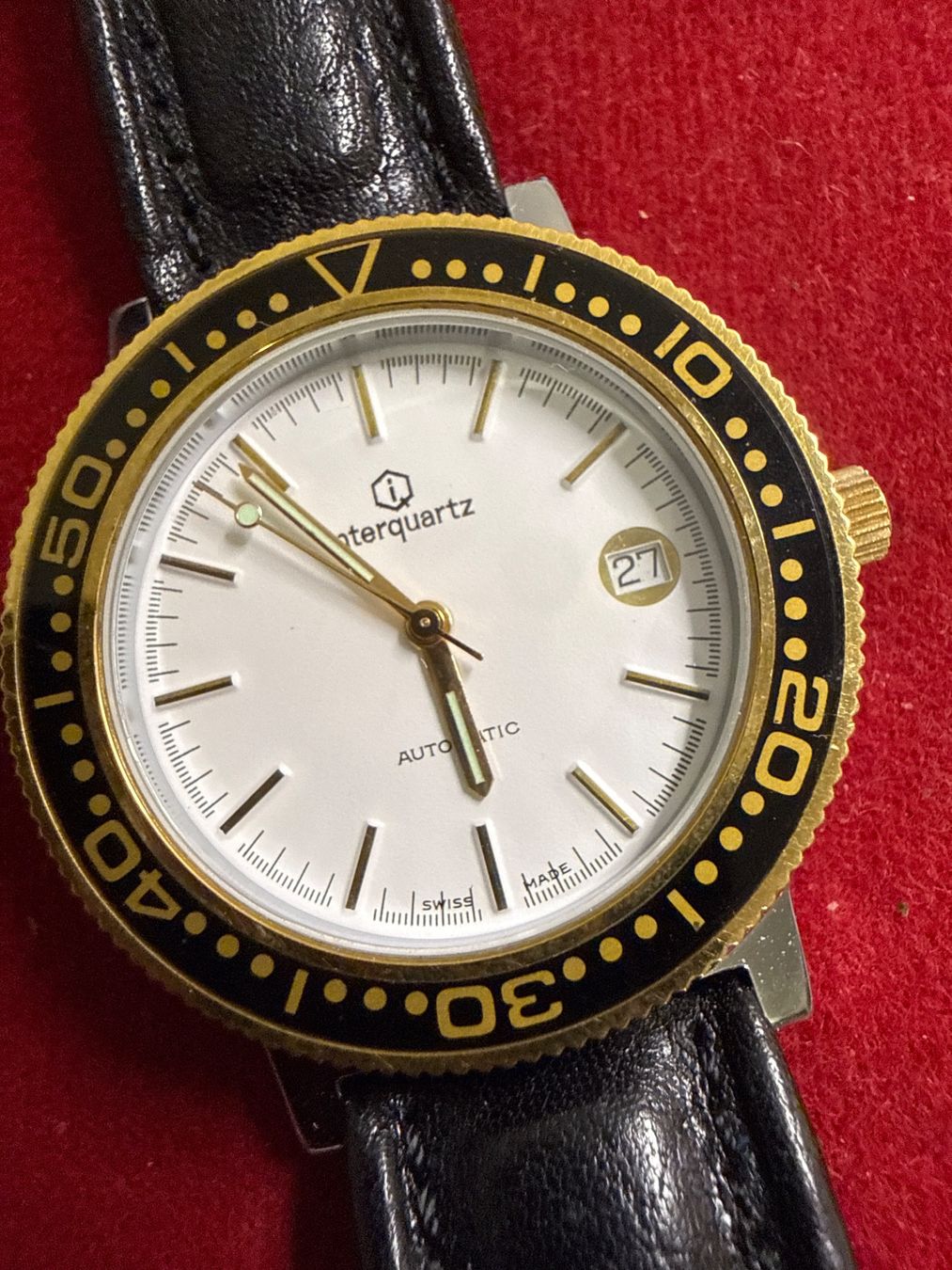 Uhren: Interquarz Automatic 40 mm – Gebraucht aus Pfeffingen von Allhandelklgwatches