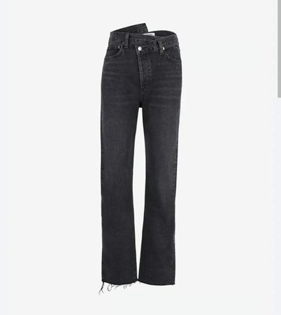 Agolde asymmetrical jeans schwarz 27