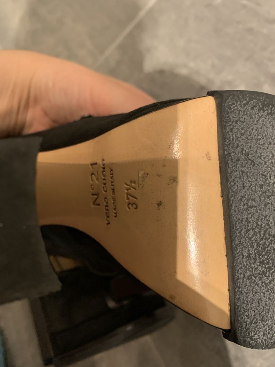 Damenschuhe: Sandalen mit Absatz, Schuhe, N 21 original – Gebraucht aus Zell LU von AliAli24 5