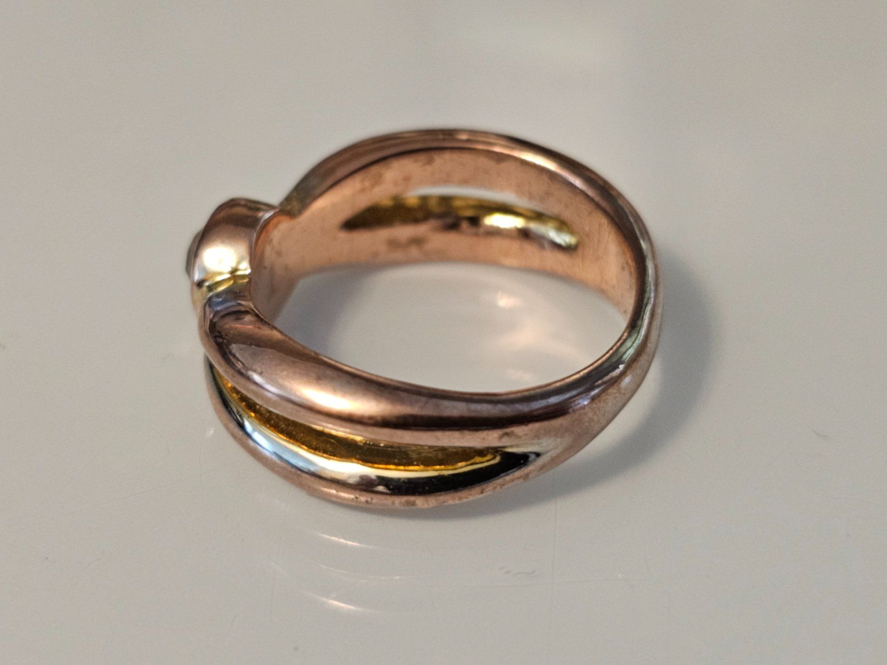 Anelli: AKTION Gelb gold Ring massiv Stein Geschenk Modeschmuck 4.17 – Nuovo (secondo la descrizione) da Riedt b. Erlen venduto da Gottestraene 2
