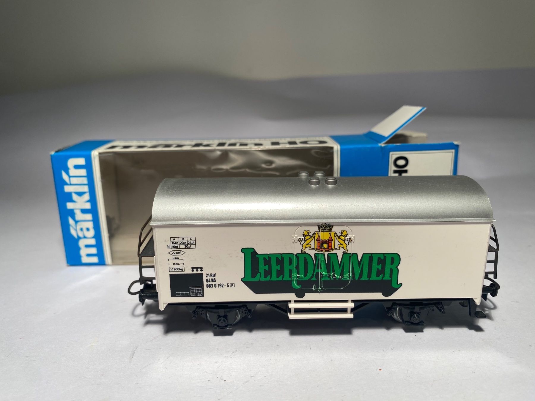 Märklin Modellini di ferrovie: Märklin, Kühlwagen LEERDAMMER, AC Achsen – Usato da Buchrain venduto da Modellbahn11