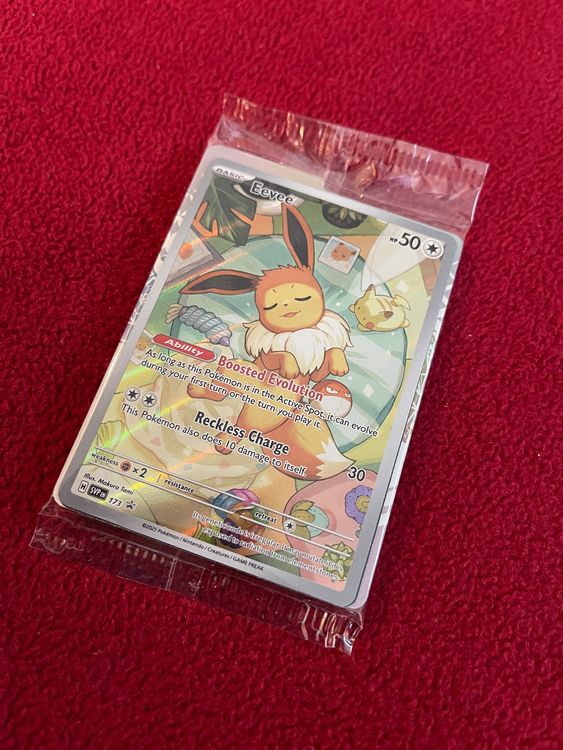 Pokemon Evoli SVP 173 SV Black Star Promos Eevee EN Neu 