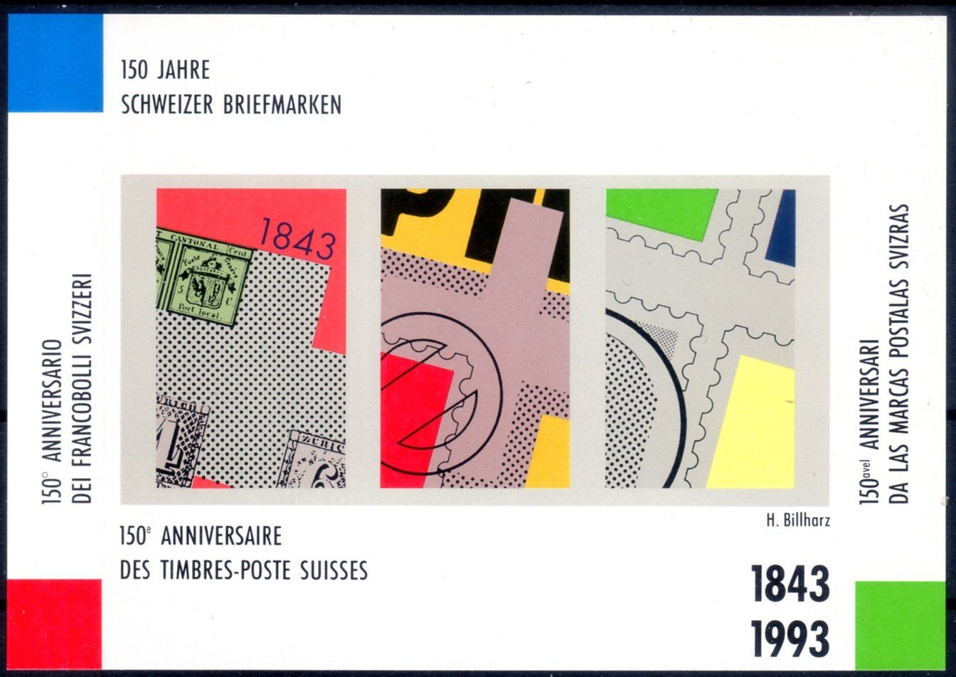 Autobahnvignetten: VIGNETTE 150 JAHRE SCHWEIZER BRIEFMARKEN **POSTFRISCH  AC191 – Neu (gemäss Beschreibung) aus Losone von EM2019