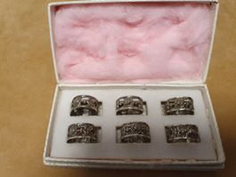 Vintage, Designer Servietten-Ringe von