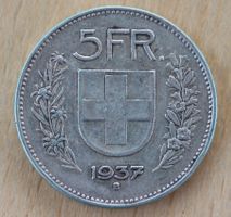 5 CHF 1937