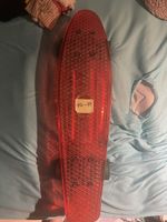 Penny Board Rot transparent guter Zustand