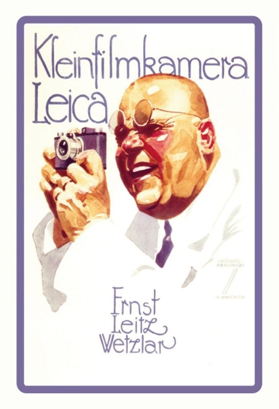 Insegne: Blechschild-LEICA KLEINBILDKAMERA – Nuovo e nell'imballaggio originale da Rupperswil venduto da big-one-sale