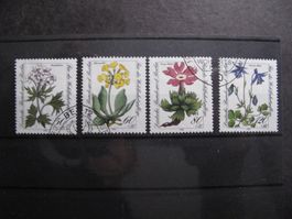 Berlin 1983 Gefährdete Alpenblumen