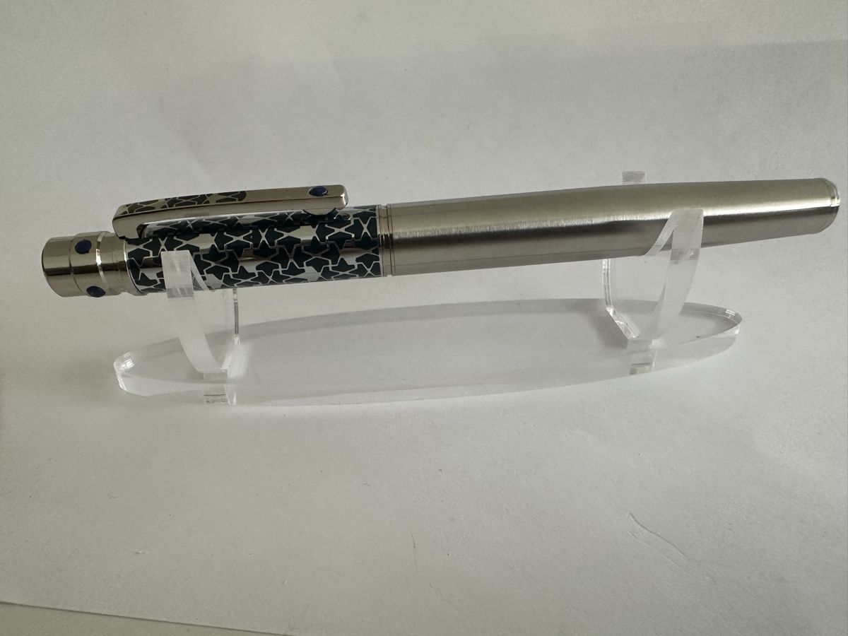 Penna & Evidenziatori: Rollerball mit Sternmuster silberfarben Neu – Nuovo e nell'imballaggio originale da Kloten venduto da digi-Galaxy 2