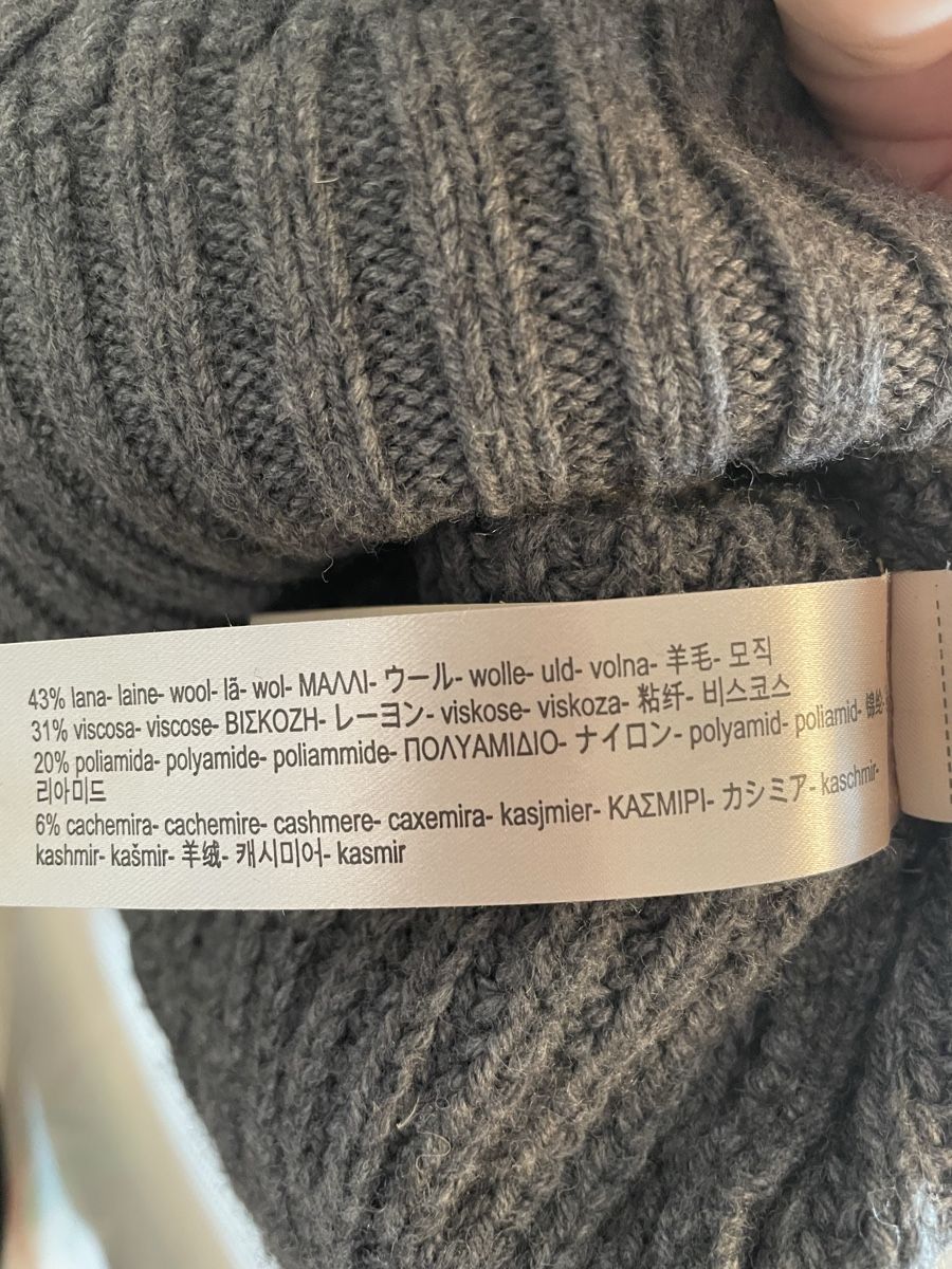 Massimo Dutti Maglioni & Felpe: MASSIMO DUTTI grauer Strickpullover mit Rollkragen M – Nuovo (secondo la descrizione) da Zürich venduto da MyFashion 3