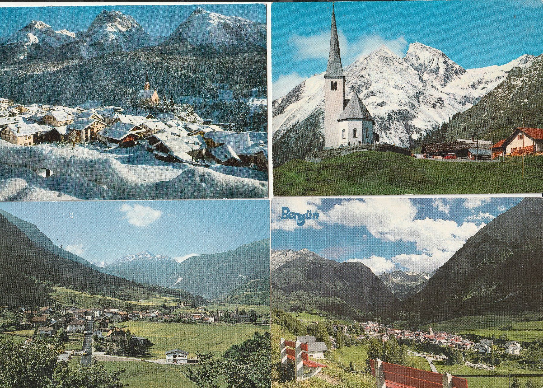 Cartoline postali: 24 AK. Dörfer-Ortschaften Graubünden – Usato da Lumbrein venduto da made02 7