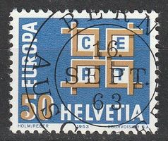1963 EUROPA  ET - Vollstempel