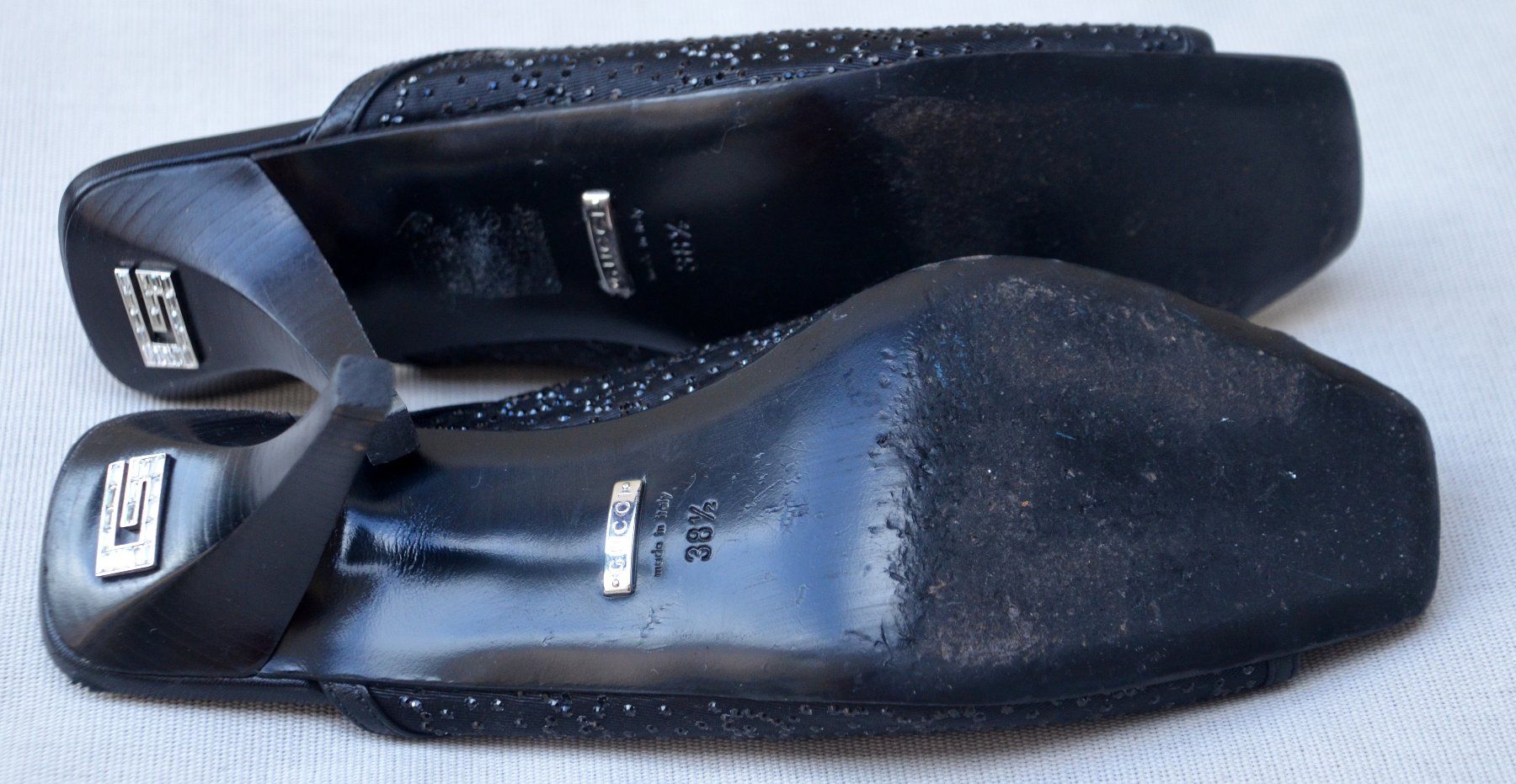 Gucci Scarpe da donna: Gucci Sandalen / sandales Mule .38,5 – Usato da Collonges venduto da Auganien 9