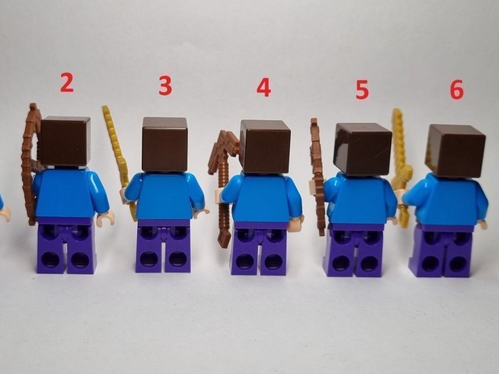 Lego Kit di costruzioni: LEGO Minecraft min009 Steve mit Werkzeug/Waffe – Usato da Basadingen venduto da NekoBricks 1