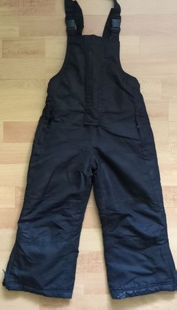 Skihose Latzhose schwarz Grösse 98/104