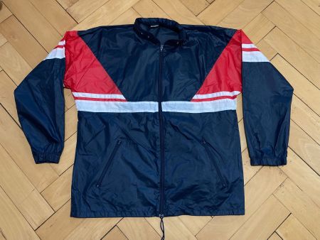 Vintage 80s Adidas Packable Jacket Made in Malaysia  Sz XL