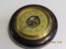 Barometer aus Holz  (ca. 20er Jahre)