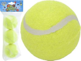 Tennisbälle gelb Hundespielzeug 3 Stück im Beutel Apportiere