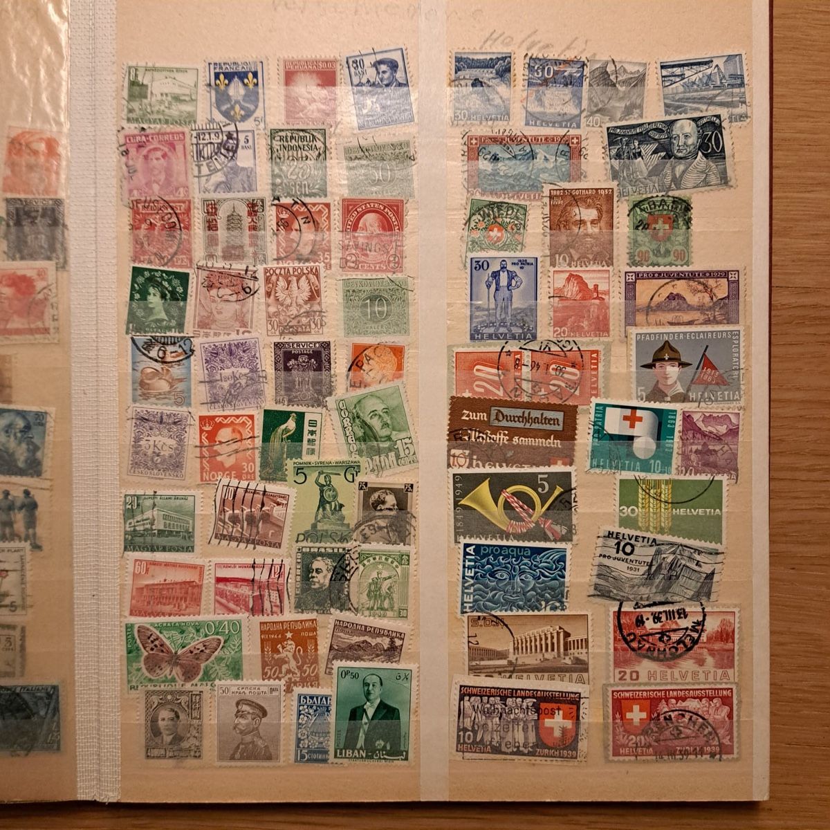 Alle Briefmarken: Briefmarkenalbum Helvetia – Gebraucht aus Vogelsang AG von villa9 3