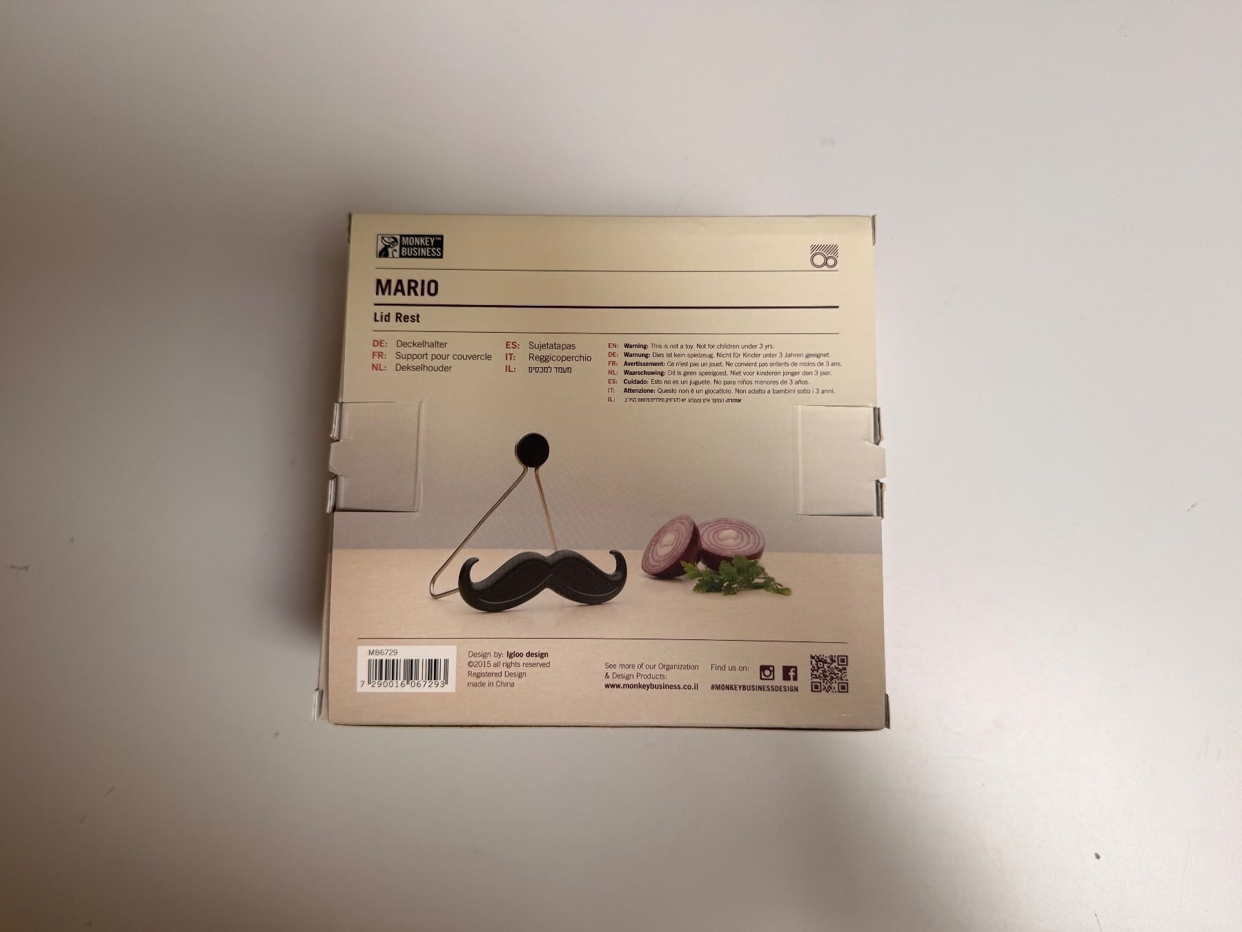 Wandhalterungen: Deckelhalter Mario Monkey Business – Neu und originalverpackt aus Zug von isdach 2
