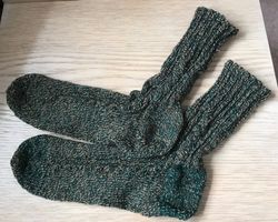 Gestrickte Herrensocken  Grösse  42/43   NEU