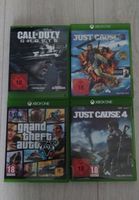 Xbox One Spiele Bundle - Call of Duty, GTA, Just Cause