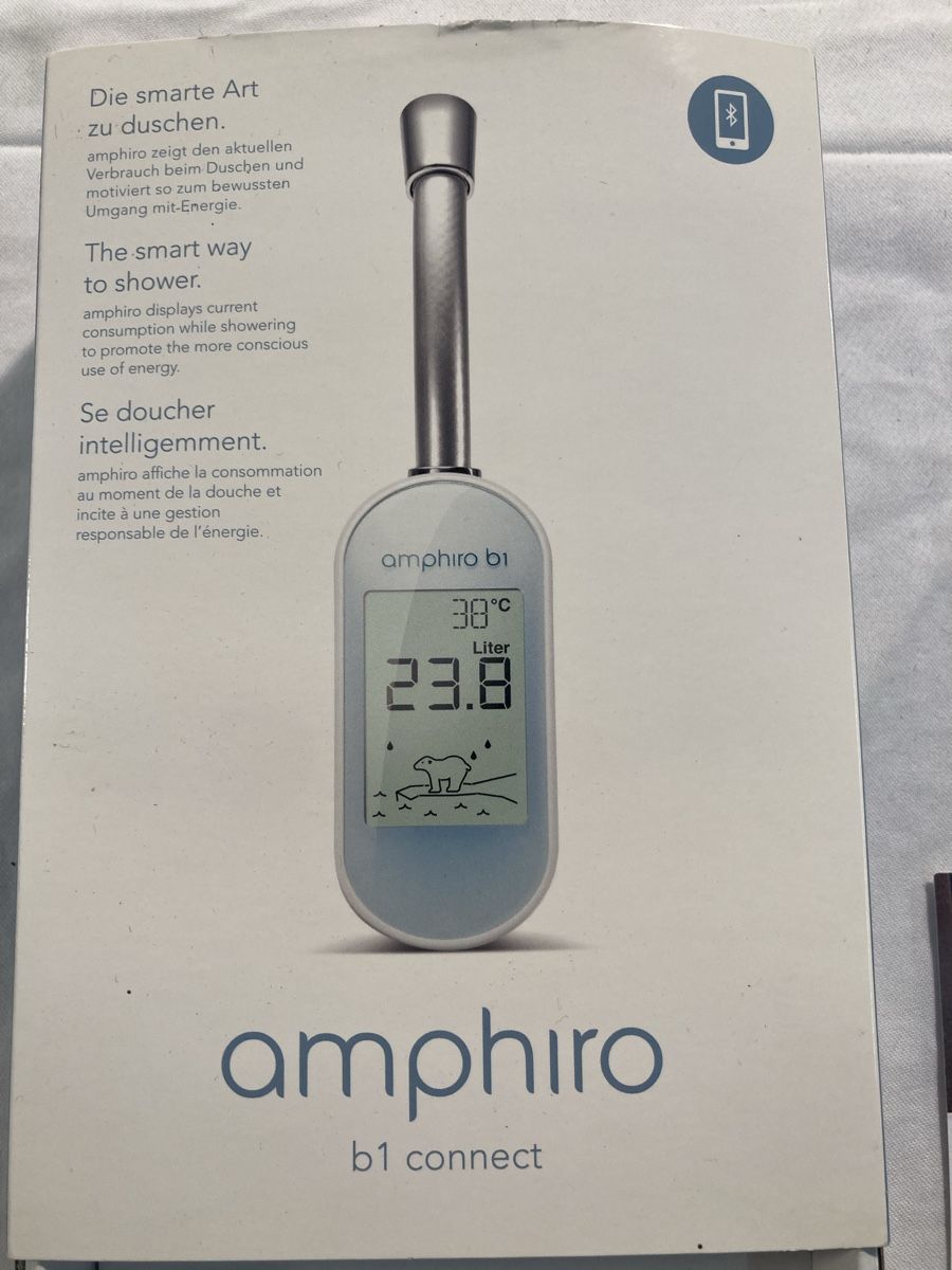 Messen: Amphiro connect Dusch-Verbrauchsmonitor mit Smartphone-App – Neu und originalverpackt aus Aarwangen von to-hirschi 1
