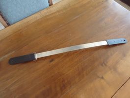 Etrille couteau de chaleur métallique pour cheval