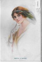 Modische Dame mit Haarreif - Femme