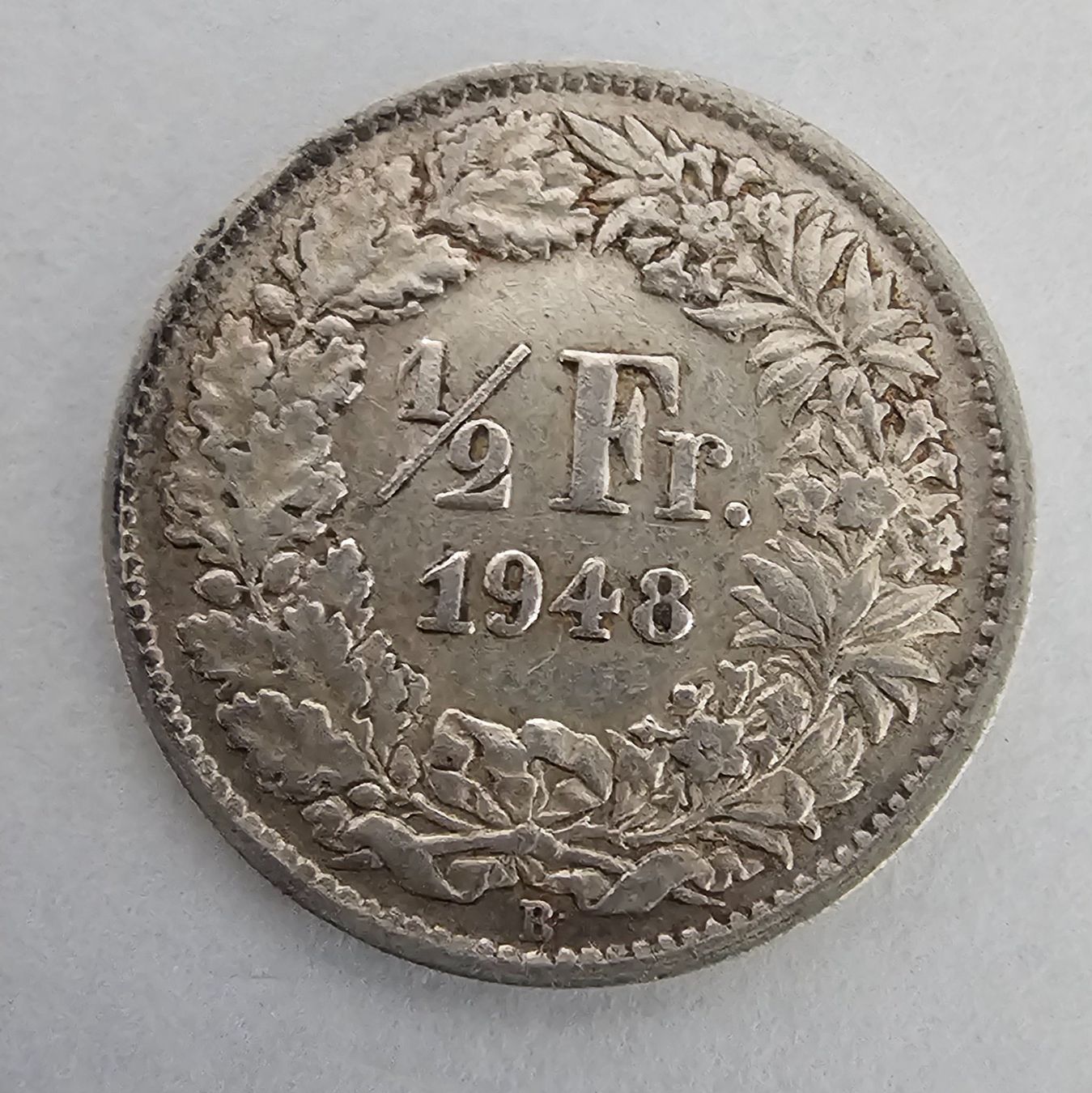 Tutti le monete: 1 Pièce 50 CTS 1948 – Usato da Cortaillod venduto da Titus130