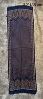 Foulard vintage en soie 42 x 135 cm