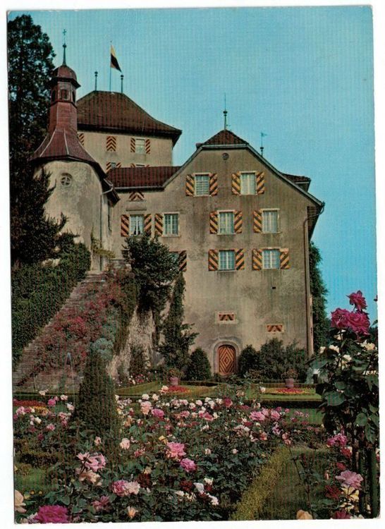 Gelfingen, Schloss Heidegg, Rosengarten, gelaufen 1965 (Gebraucht) in ...