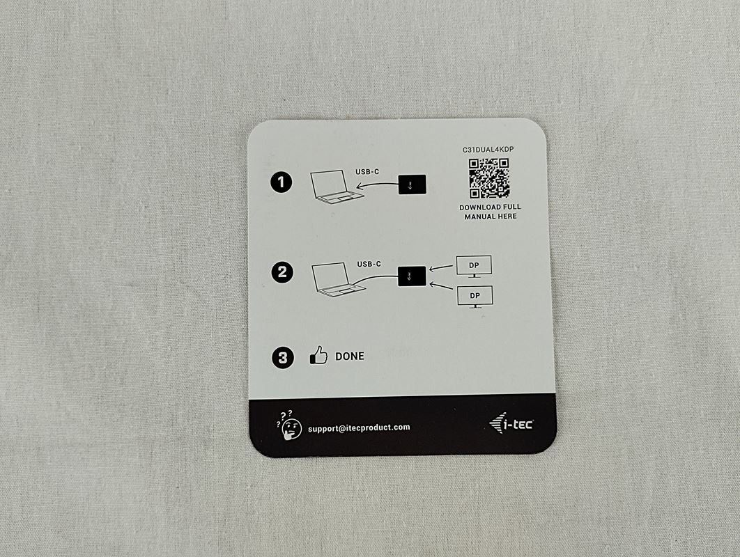 I-tec Unità & Adattatore: I-TEC Usb c Dual Display Port Adapter – Usato da Schübelbach venduto da Restwert_Schubelbach 8