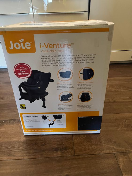 Kindersitz Joie i Snug und i Venture mit Basisstation i Base (Gebraucht