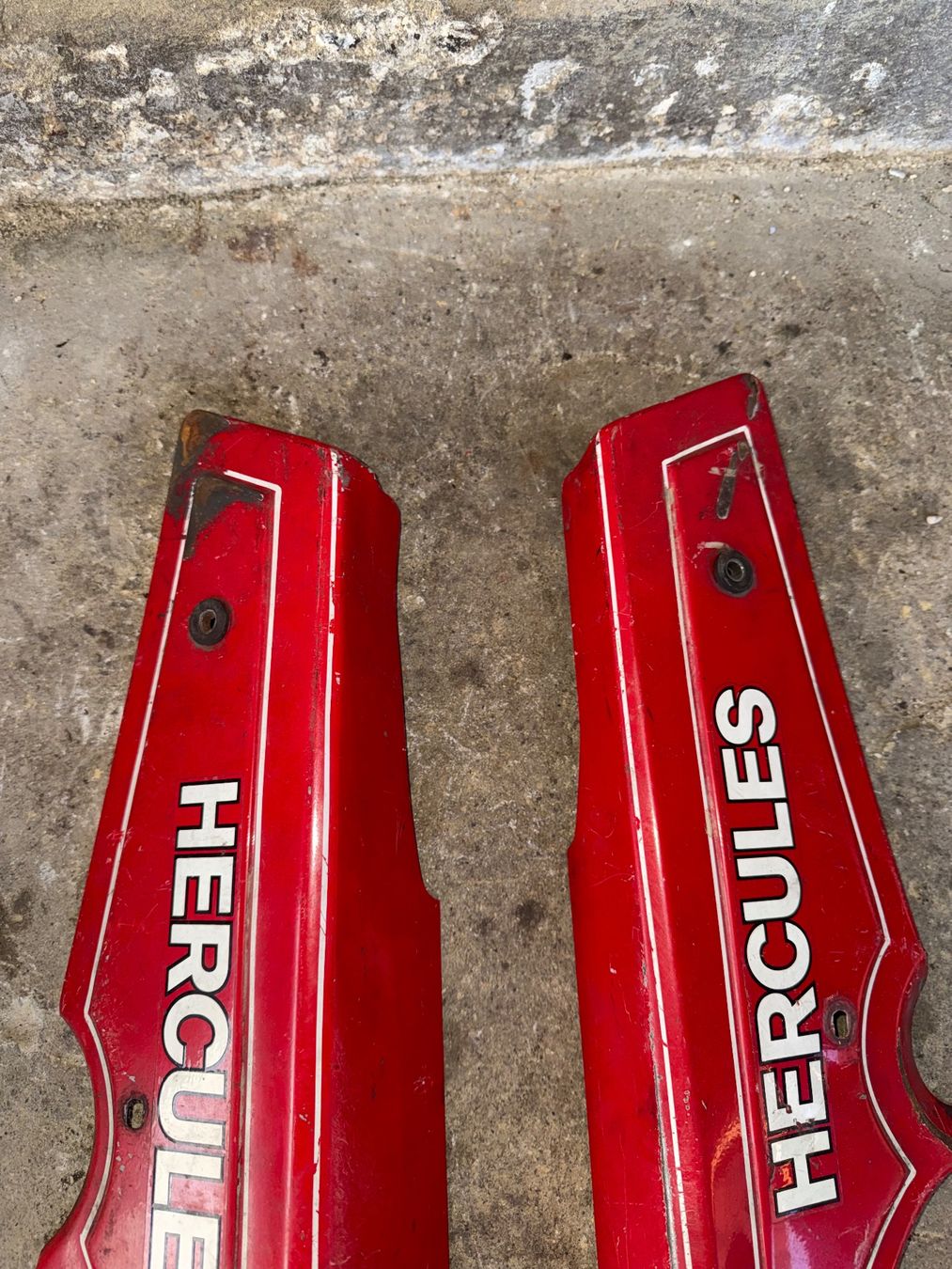 Sachs Parti ricambio per ciclomotori: Sachs 503 Hercules Mofa Seitenschützer – Usato da Fahrni b. Thun venduto da berger_tuning34 1