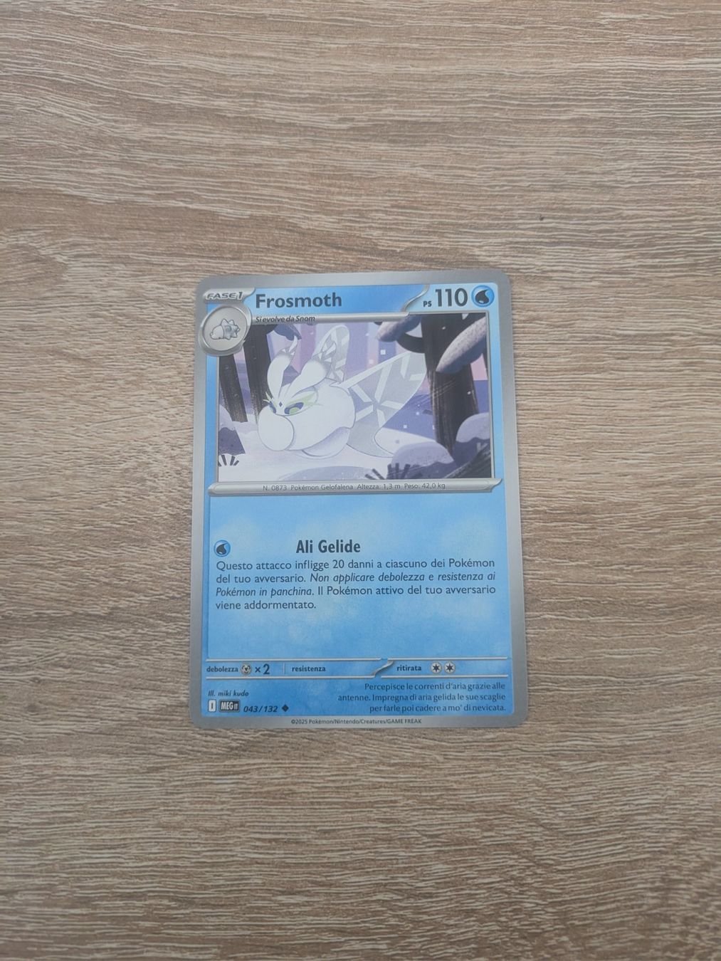 Pokémon Carte collezionabili: FROSMOTH, MEGA EVOLUTIONS, MEG 43, UNC, 2025, ITA, NM/MT – Usato da Losone venduto da AlpineLayer