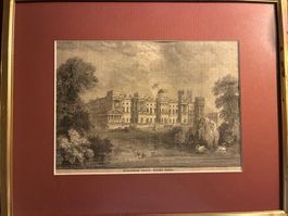 Ancienne estampe Buckingham Palace London