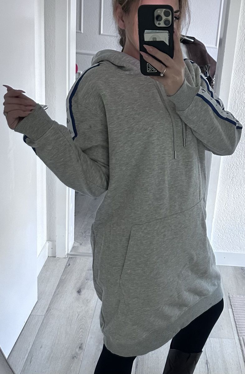 Calvin Klein Maglioni & Felpe: Calvin Klein Kapuzenpullover Kleid Grau Damen Gr. L – Nuovo (secondo la descrizione) da Frick venduto da Soleil4658 3