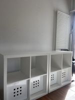 IKEA Kallax Regal weiss 2er Set mit Gebrauchsspuren