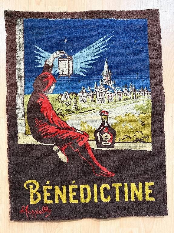 Spielmatte: Jassteppich Leonetto Cappiello Benedictine – Gebraucht aus Nidau von Nintschgu