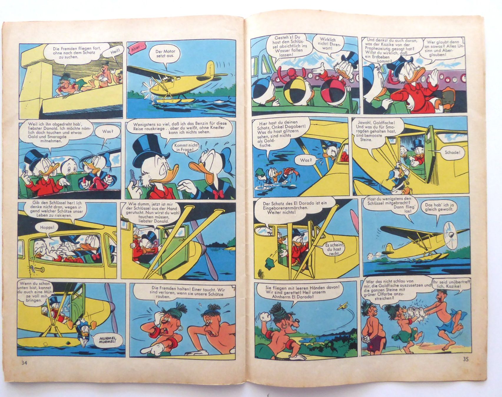 Fumetti: WD Micky Maus Heft Nr. 8 April 1957 – Usato da Aesch BL venduto da Kauri1 7