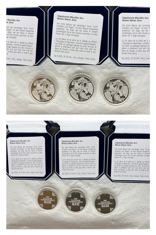 Toutes les monnaies: 52 Sondermünzen CH 1994-1996 – D'occasion à Allschwil par mapetitemaison 5