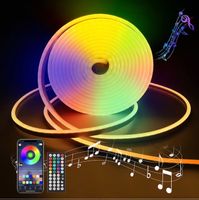 + 5M Neon LED Strip Streifen 230V RGB Flex Schlauch