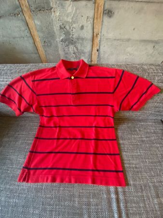 Poloshirt v. Siegfried and Company. Gr. M / rot-schwarz gest