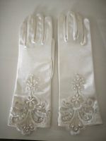 Braut Handschuhe weiss