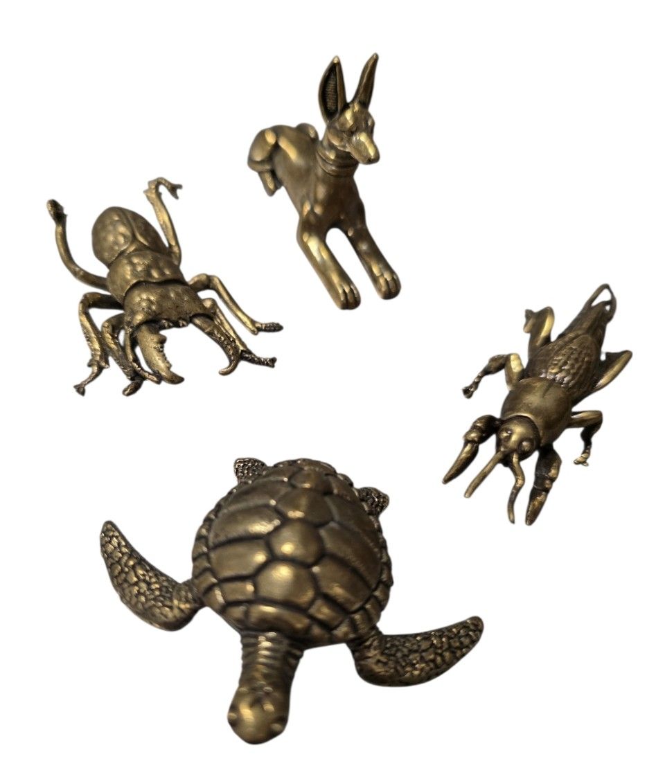 Statuette: lot de 6 figurine en Bronze – Nuovo e nell'imballaggio originale da Vernier venduto da 19pigments 2