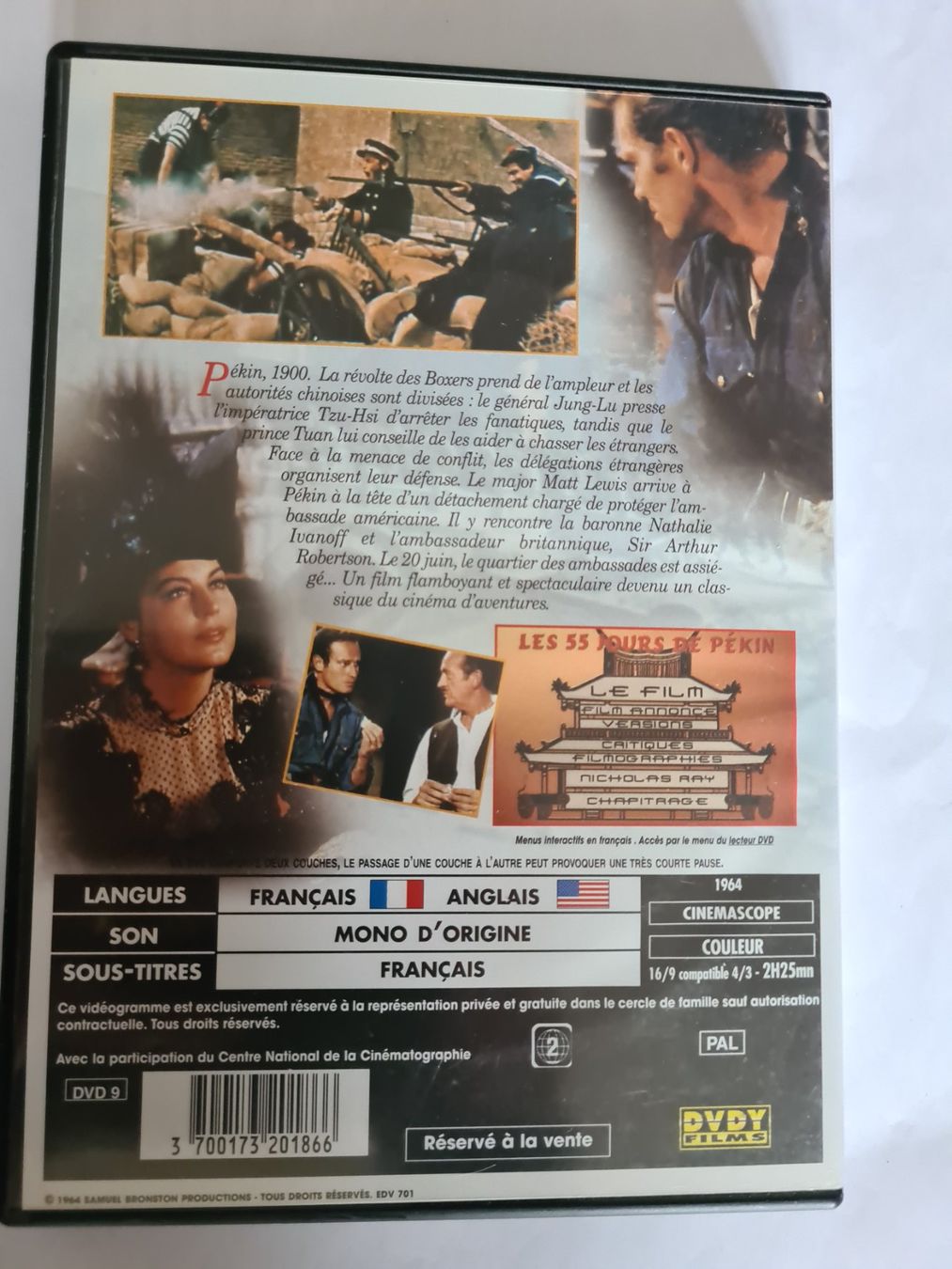 Tutti i DVDs: DVD "Les 55 jours de Pékin" - Classique! – Usato da Tavannes venduto da Xeney 1