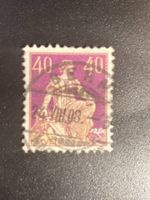 CH 1908 Helvetia m. Schwert 40 U Vollstempel Bern 24.VIII.08