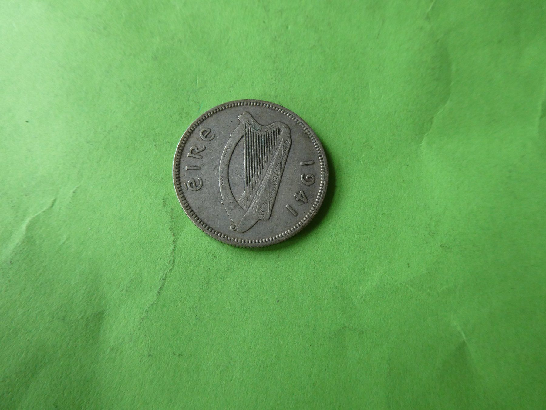Alle Münzen: Irland 1941, 1 Shilling – Gebraucht aus Hinterforst von Rohusri 1
