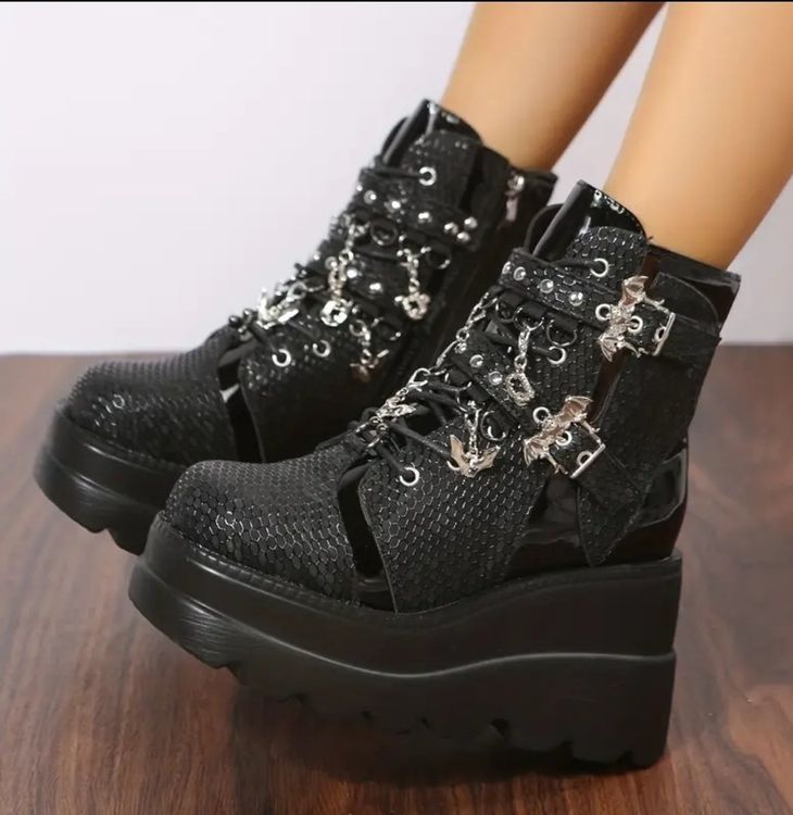 Gothic Schuhe Damen Gunstig